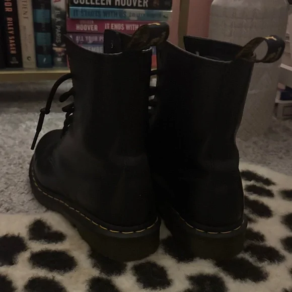 Dr. Martens Black Combat Boots - Picture 4 of 9